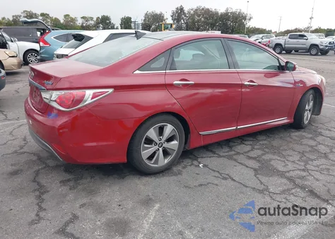 2012 Hyundai Sonata Hybrid z USA, uszkodzony, nr VIN KMHEC4A47CA044013
